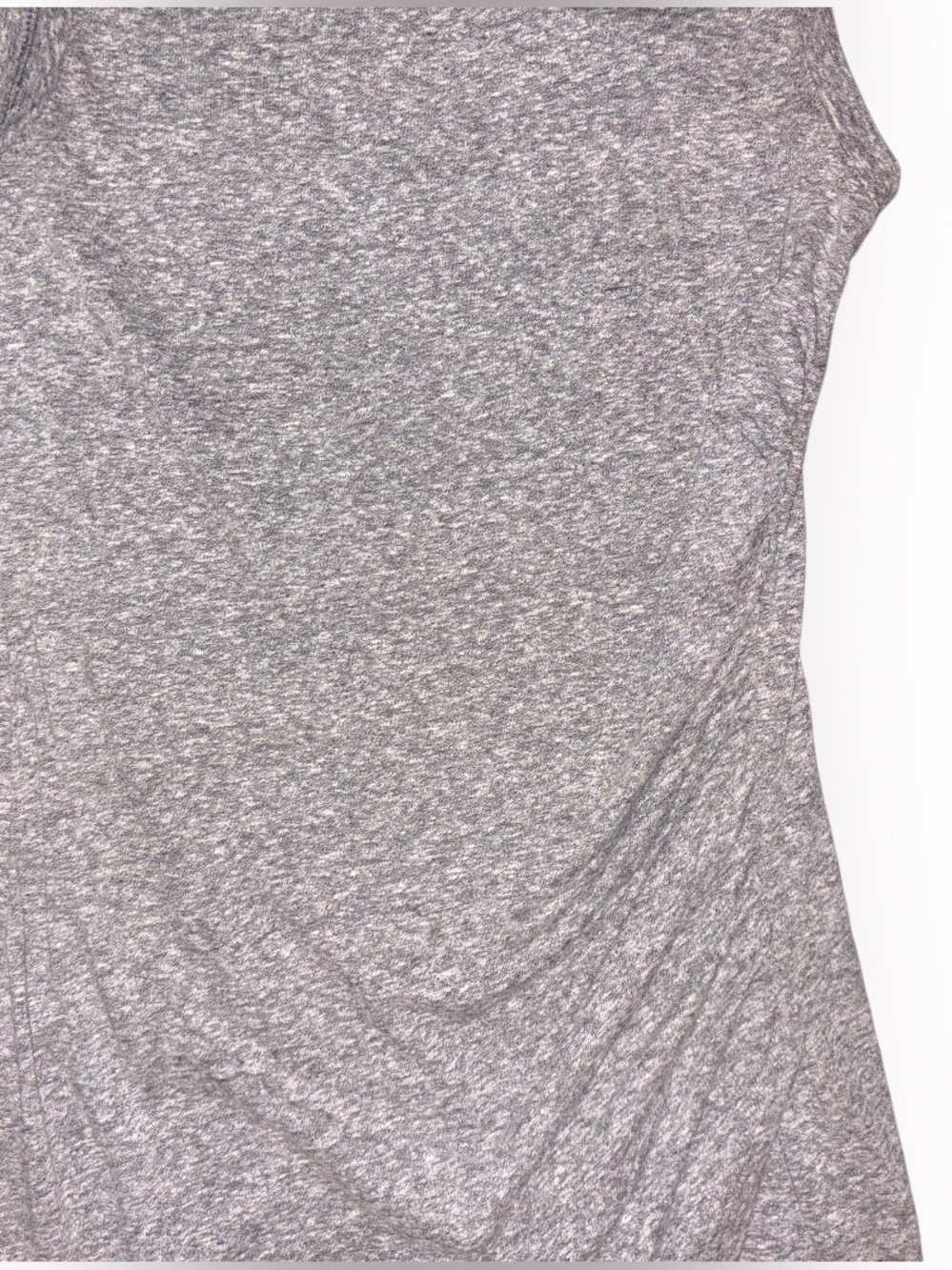 Z Supply Sleeveless Heather Gray Ruched Mini Dress - Picture 4 of 10